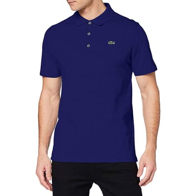 Navy Blue Short Sleeve Polo Shirt
