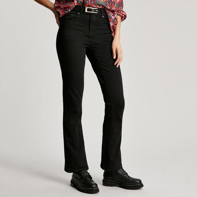 Black Bootcut High Rise Stretch Jeans