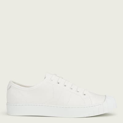 White Esme Recycled Cotton Trainers