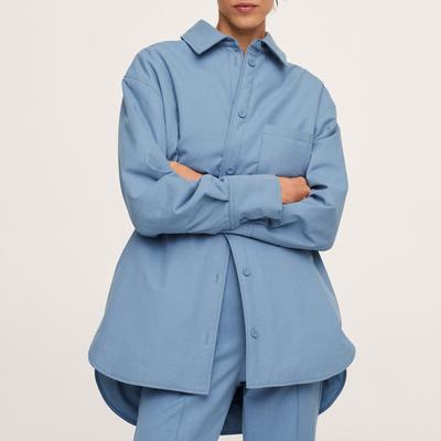 Blue Pocket Overshirt