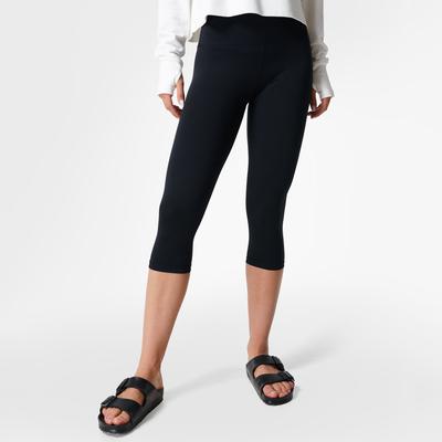 Black All Day High Waist Cropped Leggings
