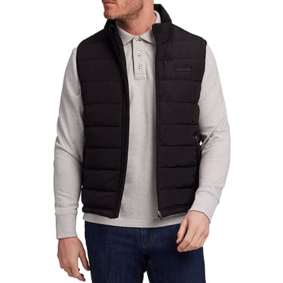 Black Lightweight Quilted Gilet