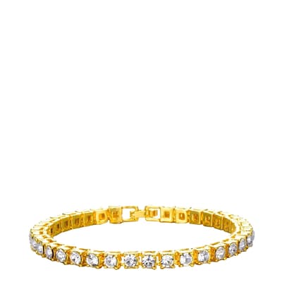 18K Gold Zircon Bracelet