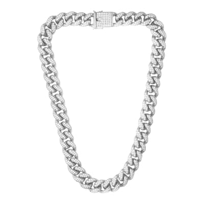 Silver Zircon Necklace