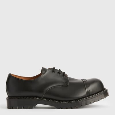 Black Gower Derby Shoes