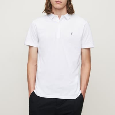 White Brace Polo Shirt