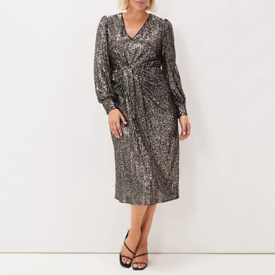 Silver Haisley Sequin Dress