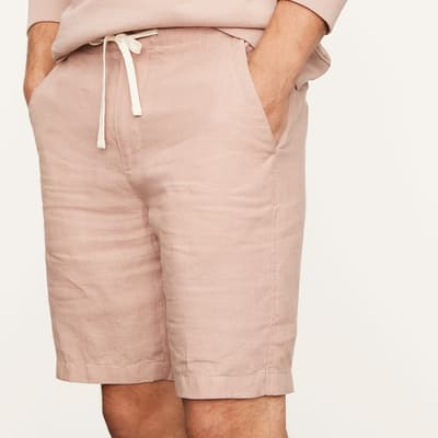 Light Pink Drawstring Shorts