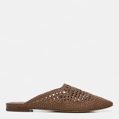 Brown Barrett 2 Slip On Pointed Flat Shoes