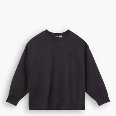 Black Garment Dye Sweatshirt