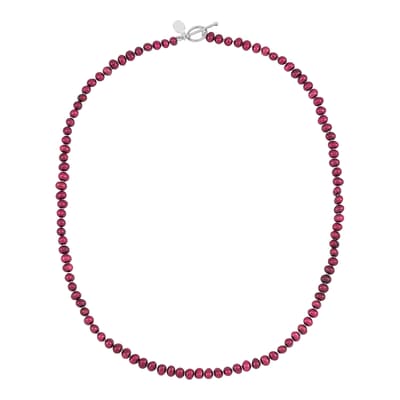 Purple Petite Berry Pearl Necklace