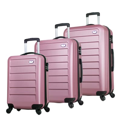 Rose Gold Cabin/Medium And Large Suitcase