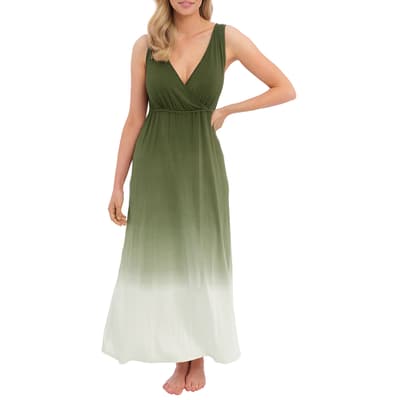 Olive Aurora Maxi Dress