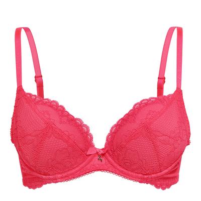 Diva Pink Superboost Lace Padded Plunge Bra