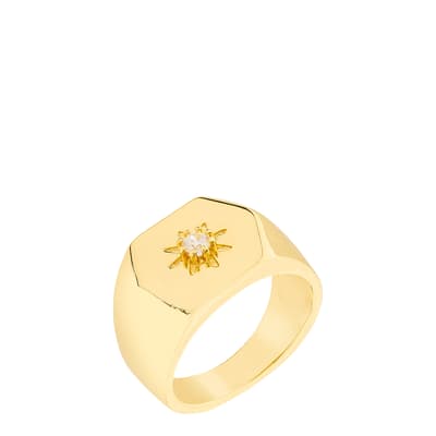 18K Gold The Queens Sun Ring