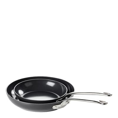 Barcelona Black Non-stick 20cm & 28cm Frying Pan Set
