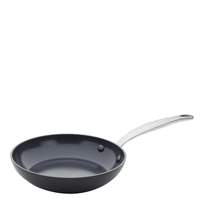 Barcelona Black Ceramic Non-stick Open Frying Pan, 20cm