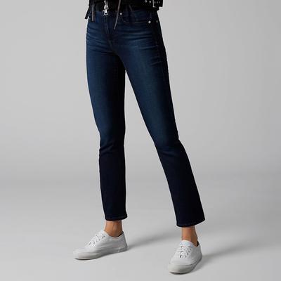 Indigo Stretch Straight Leg Jeans