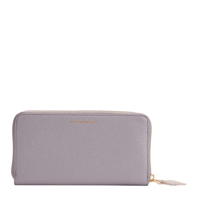 Lavender Grey Cupids Bow Continental Wallet
