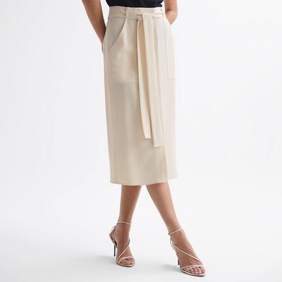 Cream Dani Slip Skirt