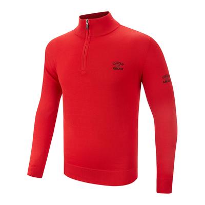 Red 1/4 Zip Midlayer