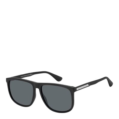 Men's Black Tommy Hilfiger Sunglasses 58mm
