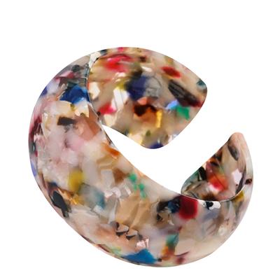 Multi Color Shell Cuff Bangle