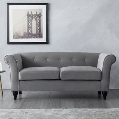 The Monty Medium Sofa, Malta Grey