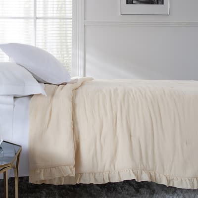 Orleans Bed  Bedspread, Natural