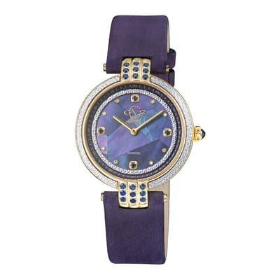Women's Gold/Blue Matera Watch 35mm