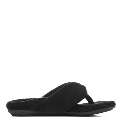 Black Lydia Terry Slippers