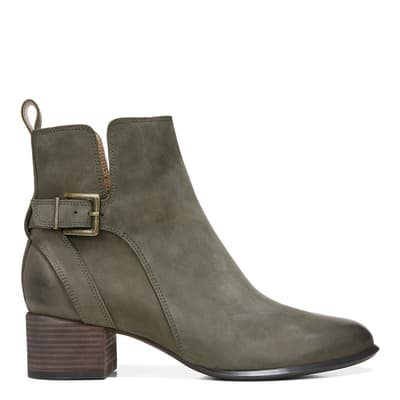 Olive Nubuck Sienna Ankle Boots