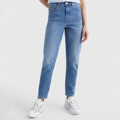 Blue Gramercy Tapered Stretch Jeans