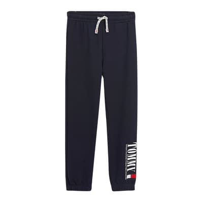 Younger Boy's Navy Drawstring Joggers