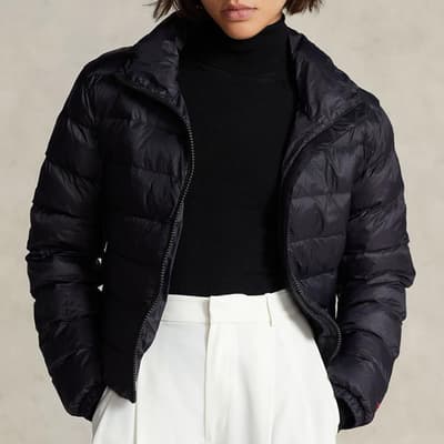 Black Puffer Insulated Jacket