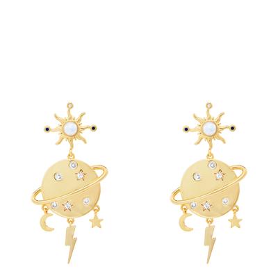 18K Gold Heaven And Earth Earrings