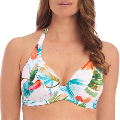 Aquamarine Kiawah Island Uw Halter Bikini Top
