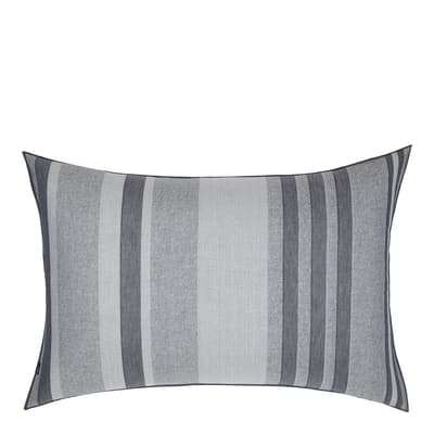 Chine Stripes Pillowcase, Grey