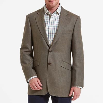 Grey Belgrave Tweed Suit Jacket
