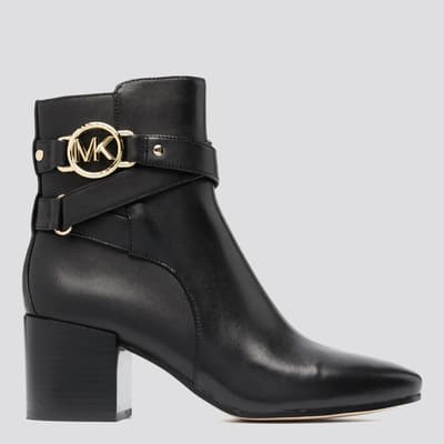 Black Rory mid-rise leather boots