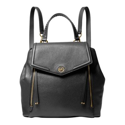 Black Freya Medium Backpack