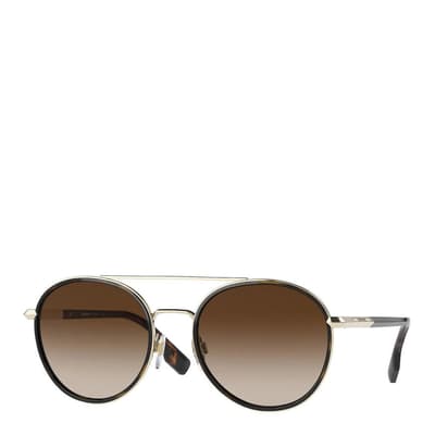 Women's Brown/Gold Burberry Sunglasses 59mm