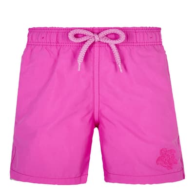 Boy's Pink Jim Swim Shorts