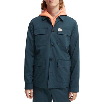 Blue Worker Cotton Jacket