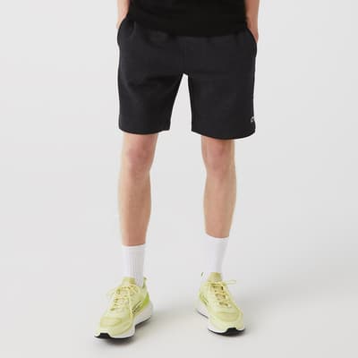 Black Logo Jogger Shorts