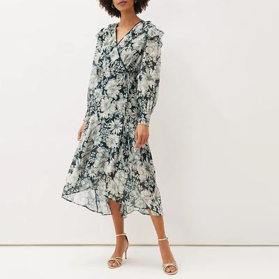 Floral Print Indiana Chiffon Dress