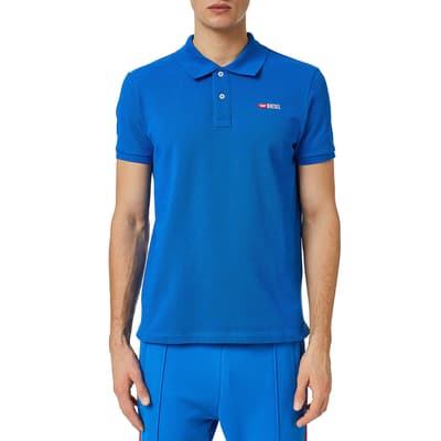Blue Smith Cotton Polo Shirt