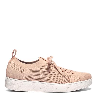 Almond Tan Rally Tonal Knit Sneakers