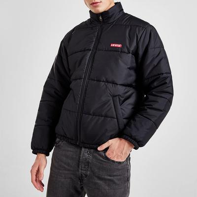 Black Telegraph Short Quilted Jacket