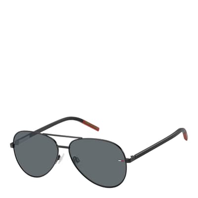Unisex Black/Green Tommy Hilfiger Sunglasses 60mm